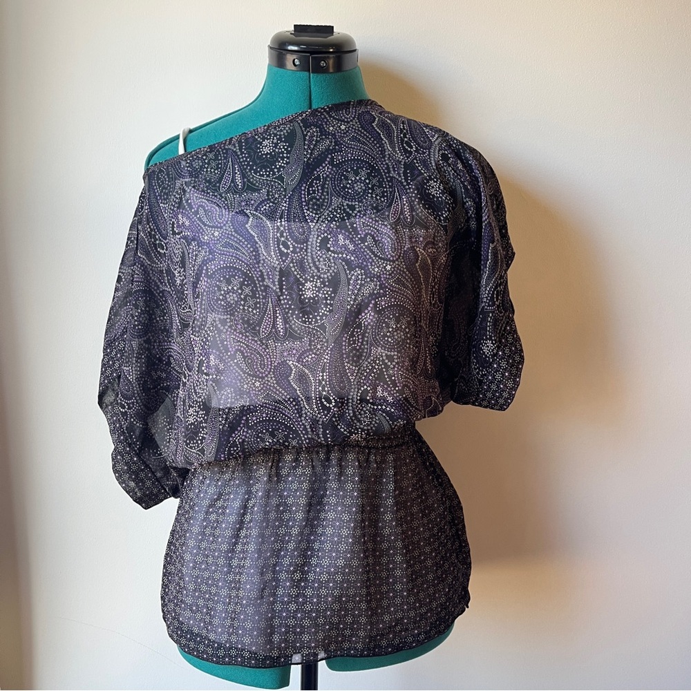 Miley Cyrus Maxx sheer blouse